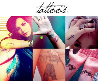 Quel est le premier tatouage de Demi ?