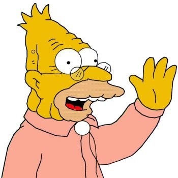 Comment s'appelle la grand-père dans les "Simpson" ?