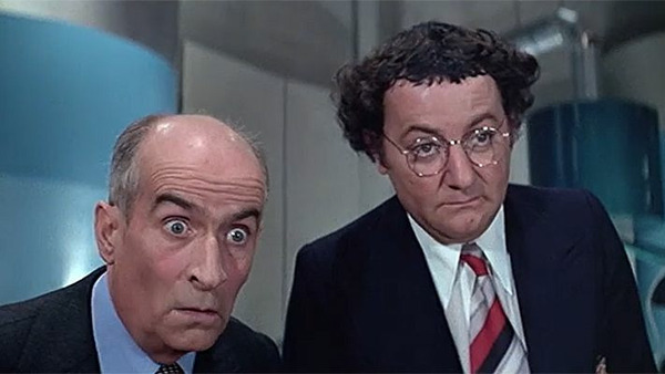 Dans "L'Aile ou la Cuisse", Louis incarne Charles...