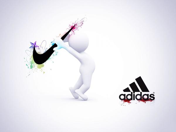 Nike est Adidas sont de très grands rivaux.