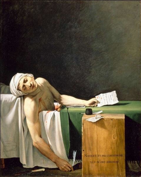 Le 13 juillet 1793, Jean-Paul Marat est poignardé mortellement dans sa baignoire ! Qui Marat n'aurait-il pas dû inviter dans sa salle de bain ?