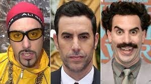 "Ali G", "Borat", "Le dictateur", "Bruno" sont ses comédies les plus célèbres.
