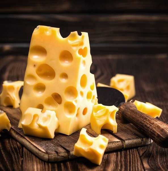 Parmi ces fromages suisses, lequel a des trous ?