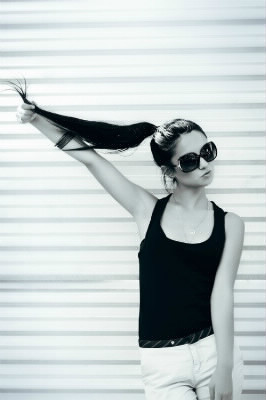 Coiffure top;