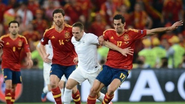 Sur quel score la Roja élimine-t-elle l'équipe de France en quarts de finale de cet euro 2012 ?