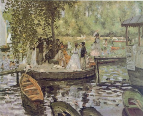 À quel courant de peinture appartient ce tableau (Pierre-Auguste Renoir - La Grenouillère, 1868) ?