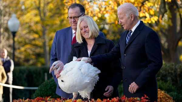 Why does Joe Biden pardons two turkeys ?