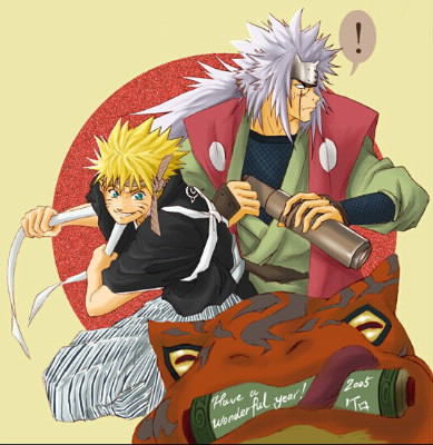 Combien de temps dure l'entrainement de Naruto avec Jiraya ?
