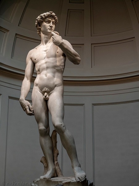 Avec ses statues de David et de Bacchus, quel sculpteur est devenu l'une des grandes figures de la Renaissance Italienne ?
