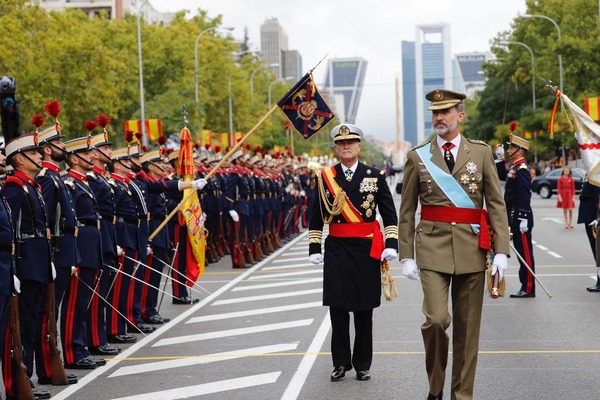 ¿Cuál es el trayecto del desfile militar? (Quel est le trajet du défilé militaire ?)