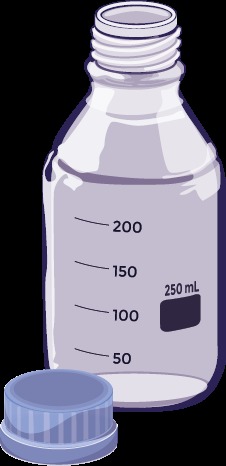 Quelle verrerie est utilisée pour stocker des liquides à utiliser plus tard ?