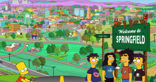 Où habitent les Simpson ?