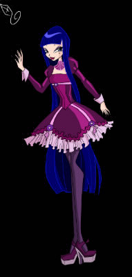 De quelle couleur est la robe de Chimera lors du bal de princesse de Stella ?