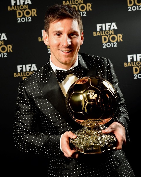 Il remporte en 2012, son 4ème Ballon d'Or. Il devient alors le joueur ayant remporté le plus de fois ce trophée.