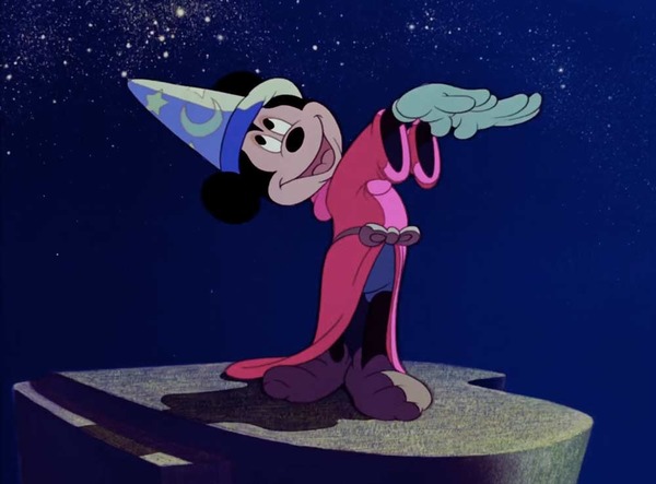 A qui Mickey a-t-il donné vie dans Fantasia ?