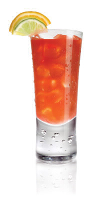 Trouvez le nom de ce cocktail : 4 cl de Campari, 2 cl de Martini Rosso, 15 cl d'eau gazeuse.