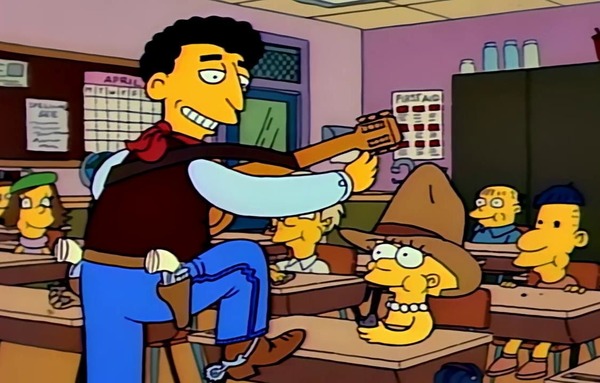 Qui est ce professeur remplaçant pour qui Lisa a eu le béguin ?