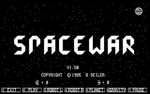 En quelle année est sorti le jeu Spacewar ?