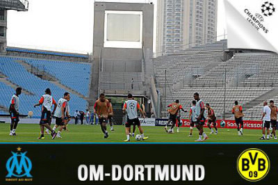 Qui a marqué le troisième but de l'OM lors du match contre Dortmund en mars 2012 ?