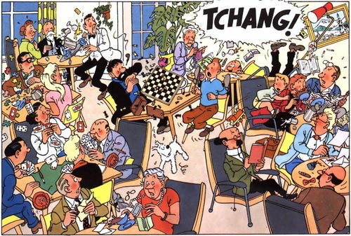 Dans quelle aventure Tintin joue-t-il aux échecs ?