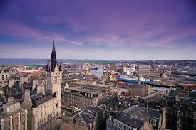 Dans quel partie du Royaume-Uni peut-on se promener dans la ville d'Aberdeen ?