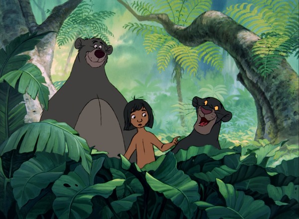 A la fin du film, Mowgli reste vivre avec ses amis Bagheera et Baloo.