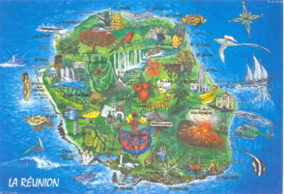L'île de la Réunion est un département français d'Outre Mer, quel est son numéro ?