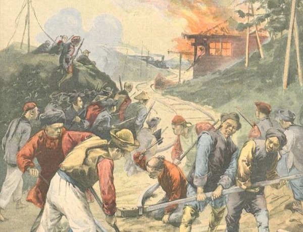 A quelle période s'est déroulée, en Chine,  la révolte des Boxers ?