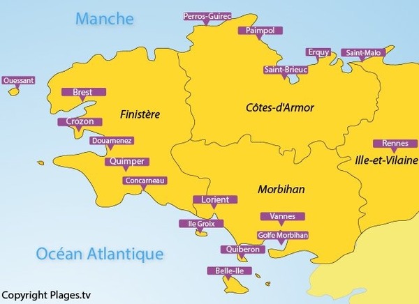 Combien y a-t-il de départements (aux yeux de la loi) en Bretagne ?