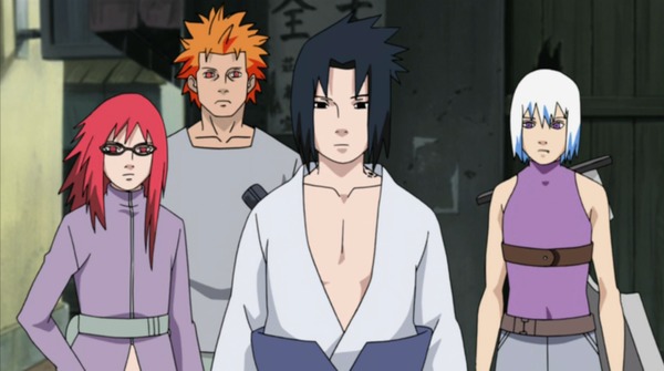 Avant de s'appeler Taka, comment se nommait l'équipe crée par Sasuke ?