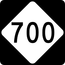 ¿Como se escribe 700 ?