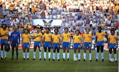 Quelle équipe ne se trouvait pas dans la même poule que le Brésil lors du Mondial 82 ?