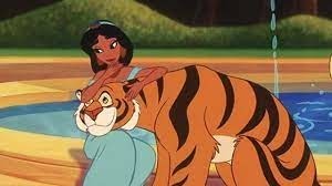 Comment s'appelle le tigre de compagnie de Jasmine ?