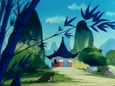 Quel est le nom de la montagne dans laquelle Goku a grandi ?