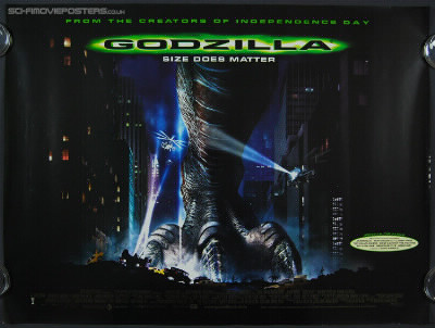 Le film "Godzilla", de Roland Emmerich, est-il sorti avant ou après le 2ème opus de Jurassic Park "Le monde Perdu", de Steven Spielberg ?