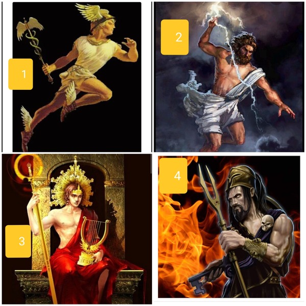 Qui est le dieu du commerce et messager des dieux dans la mythologie grecque ?