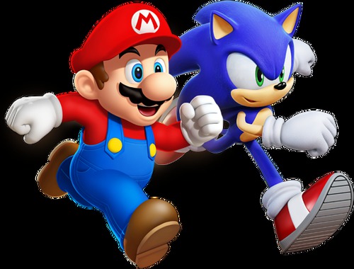 Mario et Sonic persos