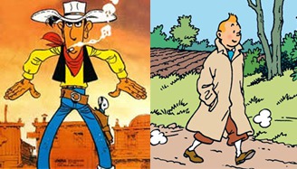 Tintin ou Lucky Luke - 8A