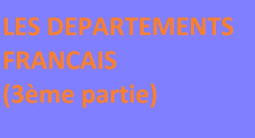 Les départements de France