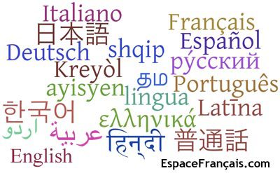 Les langues les plus parlées