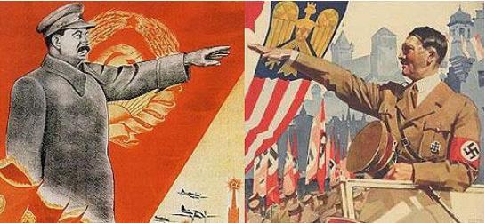 Les régimes totalitaires à l'entre deux guerres (Hitler et Staline)