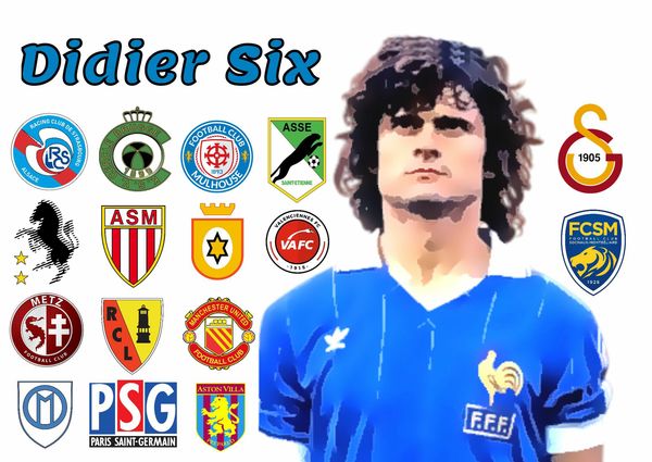 Les clubs de Didier Six