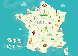 Les régions de France.