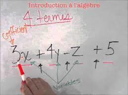 Algebre 6ème