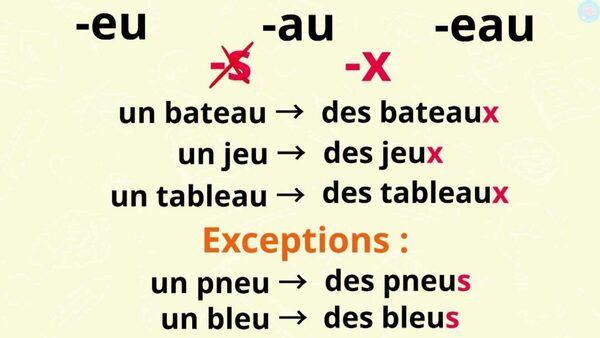 Le pluriel des noms !