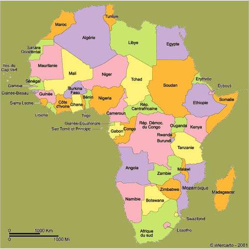 Capitales de la corne de l'Afrique