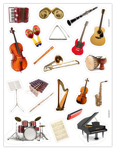 Les instruments de musique (3) - 12A