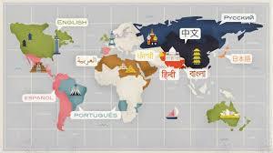 Les langues de chaque pays ou île