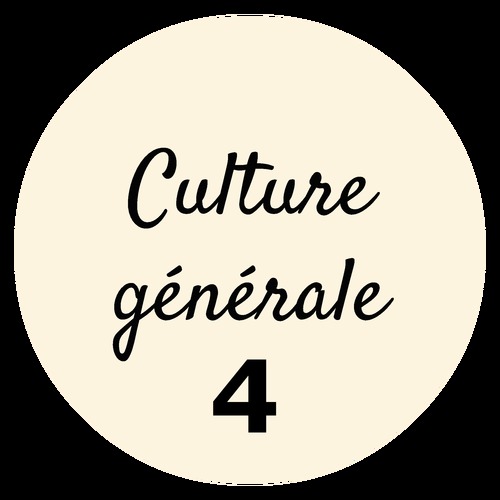 Culture générale (4) - 2A