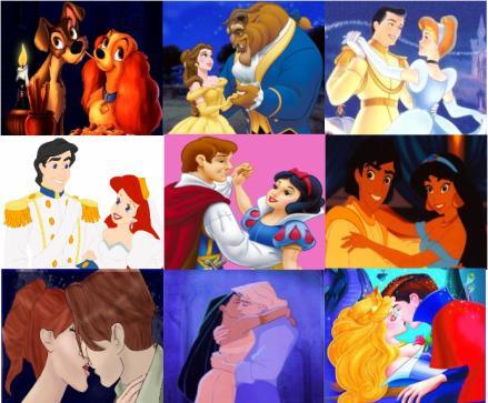 Quiz Les couples Disney Les couples Disney moyen.